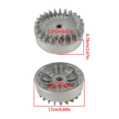 Flywheel For Predator 196cc 212cc 224cc 69730 69736 NonHemi Cast Aluminum 10kRPM