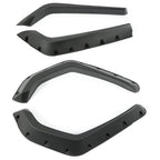 Set of 4 PCS Fender Flares for Polaris RZR 800 2008-2010 Snap On Black Plastic