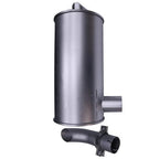 4649870 Muffler for HITACHI EXCAVATOR EX120-2 EX120-3 EX120-1 EX150-1 4BD1 4BG1
