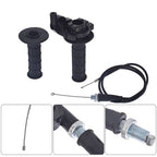 7/8" 22mm Motorcycle Twist Throttle Handle Grip W/ Cable 50-250CC Dirt Bike ATV