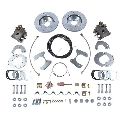 For 1964-77 Rear Disc Brake Conversion Kit for 10 &12 Bolt for Chevrolet Pontiac