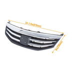 Radiator Bumper Grille Front Upper Grill for 2011 2012 Honda Accord Chrome
