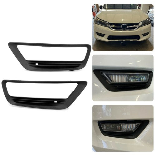 Fog Lights Cover Trim Bezel Fit for 2013-2015 14 Honda Accord Sedan LX EX 4DR