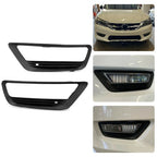 Fog Lights Cover Trim Bezel Fit for 2013-2015 14 Honda Accord Sedan LX EX 4DR