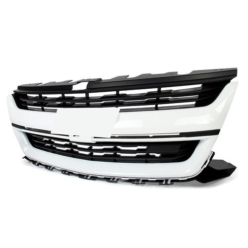 Front Bumper Grille Upper Grill for Chevrolet Colorado 2015-2020 White