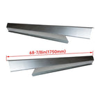 Slip On Rocker Panel 4 Door Set Left Right Side for Ford Focus 2008-2011