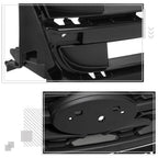 For Ford Explorer 2018-2019 Black Front Bumper Upper Grille Black ABS Painted