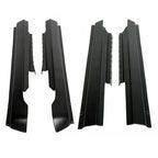 4 Piece Rocker Panel Guard Sill Plate Cover for RAM 1500 2500 3500 Crew Cab 2009 18