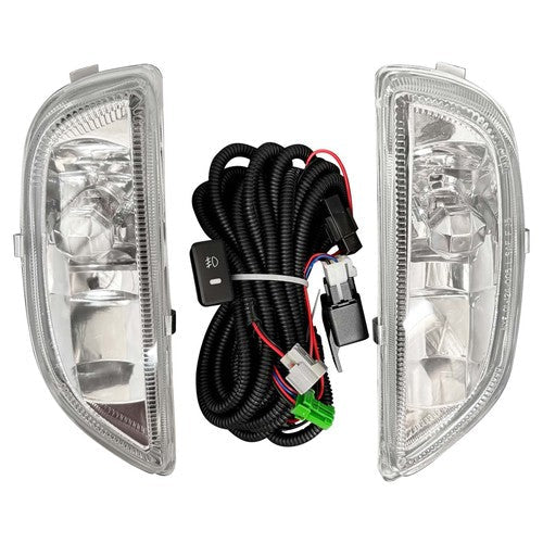 Front Bumper Fog Lights Driving Lamps Pair for 2001-2002 for Toyota Corolla