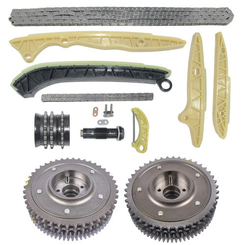 Timing Chain Kit Variable Valve Timing Sprocket for 06-15 Mercedes C300 350 M272