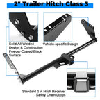 Class 3 Rear Bumper Towing Trailer Hitch Receiver 2 for Toyota Sienna 2004-2020