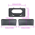 For 2009-2014 Ford F-150 License Plate Frame Bracket & Bumper Guards Pads Front
