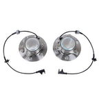 For Sierra 1500 2WD Front Wheel Bearing Hubs Control Arms Suspension Kit 12pc