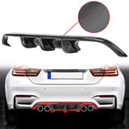 Carbon Fiber Style Rear Bumper Diffuser Valance for BMW F80 M3 F82 M4 15-18