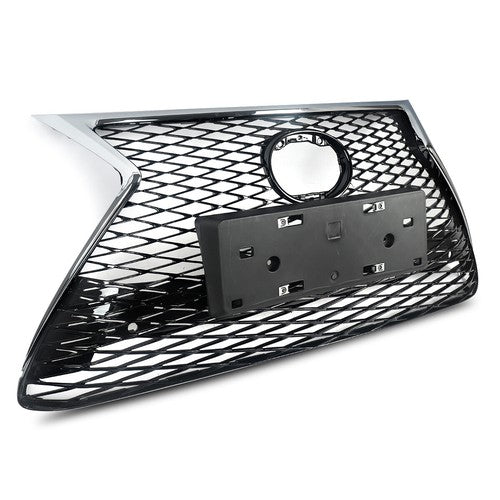 Front Bumper Grille for 2015-2017 Lexus NX200T NX300H F Sport Chrome Black