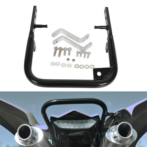Aluminum Black Grab Bar Rear Bumper For Yamaha Raptor 700 700R 2006-2024