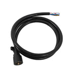 6 Feet 7-Pin 7-Way Trailer Cable Cord Wire Harness Light Plug Connector