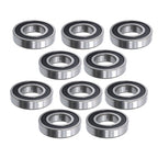 10 Pcs Premium 6208 2RS ABEC3 Rubber Sealed Deep Groove Ball Bearing 40x80x18mm
