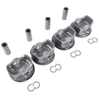 4 x Pistons +Pins For 2013-2014 Hyundai Sonata Fe 2.0T 2.0L Sonata 23410-2G400