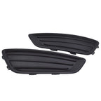Left&Right Black Fog Light Cover For Ford Focus 15-2017 2018 Frame Bezel Trim