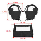 Pair Cab Corners Fit for 2001-2007 Chevrolet Silverado GMC Sierra 4 Door Crew Cab