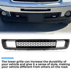 Lower Bumper Mesh Grille Gloss Black for 07-13 Sierra 1500 Denali Pickup