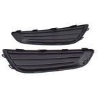 Left&Right Black Fog Light Cover For Ford Focus 15-2017 2018 Frame Bezel Trim