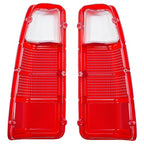 Tail Light Lens Only Pair for Dodge Truck Plymouth Power Wagon 1972-1980