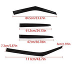 For 2011-2017 Hyundai Sun Rain Guard Vent Deflectors 4X Window Visors