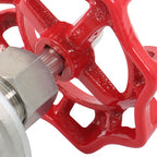 Stainless Steel Gate Valve 1-1/2" NPT Female Rotary Sluice Valve With Wheel Hand