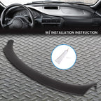 For 1995 2005 Chevy Cavalier Dash Dashboard Cap Cover Overlay Black Molded