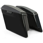 5 Stretched Extended Hard Saddle Bags For Harley Touring 14-24 Road King Glide
