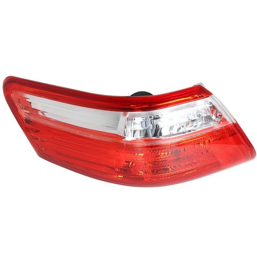 Pair Tail Lights Fit For Toyota Camry 2007-2009 Outer Lamps L+R Halogen Red Rear