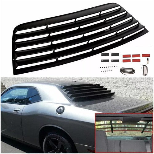 08-23 Dodge Challenger Rear Window Scoop Louver Sun Shade Cover ABS