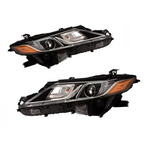LED Headlights Headlamps LH+RH for Toyota Camry L LE SE 2018 2019 2020 2021-2024