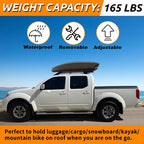 Top Roof Rack Rail Luggage Carrier Cargo Aluminum for Nissan Frontier 2005-2022