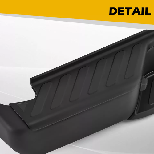 Black Steel Rear Step Bumper for 2005-2021 for Nissan Frontier no Sensor Holes