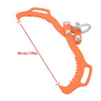 For Logging Tongs Log Skidding Tongs 18 Inch 2 Claw Log Lifting Tongs Grapple