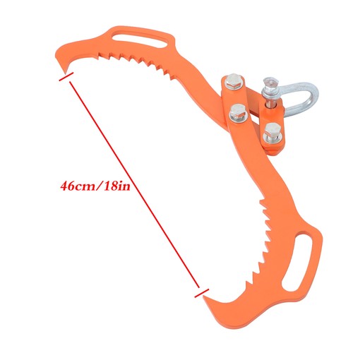 For Logging Tongs Log Skidding Tongs 18 Inch 2 Claw Log Lifting Tongs Grapple