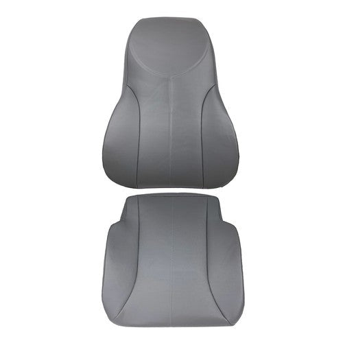 Seat Cover+Backrest Driver's Side Gray Air Ride 2-PCS Set Leather 4200-4300-4400