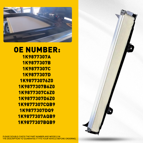 1K9877307B Sunroof Sunshade Cover Assambly Beige for Audi Q5 for VW Tiguan 2009-2017