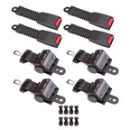 4Sets 42" Golf Cart Seat Belts Lap Set Retractable Fits For EZGO/Yamaha/Club Car