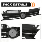 ZZ2V00340 Upper Black Grill for 2010 2011-2014 for VW for Volkswagen Golf MK6 GTI