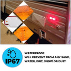 10X Trailer Amber LED Marker Light Double Bullseye 10 Diodes Clearance Light
