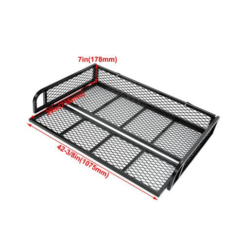 Universal For ATV Front&Rear Drop Cargo Basket Rack Storage Carrier Hauler 2 PCS