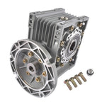 MRV063 Ratio 100:1 Worm Gear Speed Reducer, 56C Flange 0.57HP Input, Keyed Shaft