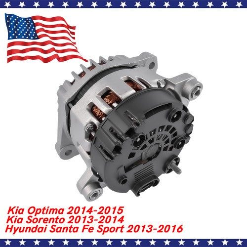 Alternator 150A for 2012-2016 Hyundai Santa Fe Sport / Kia Optima Sorento 2.4L