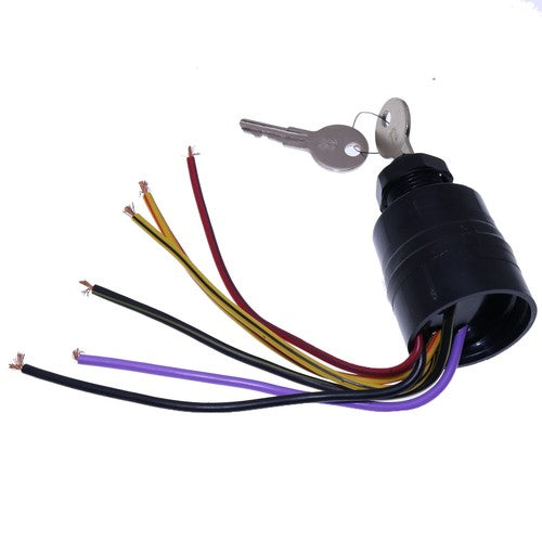 For Mercury Outboard Push-to-Choke Ignition Starter Key Switch 3Pos MP41070-2