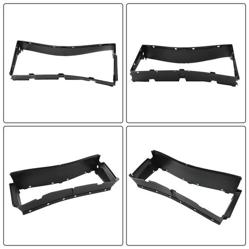 Radiator Upper+Lower Grille Shutter W/O Motor For Ford 21-22 F-150 ML3Z-8475-A
