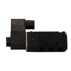 1/4" 5 Way 2 Position Namur Mount Directional Control Solenoid Air Valve 24V DC